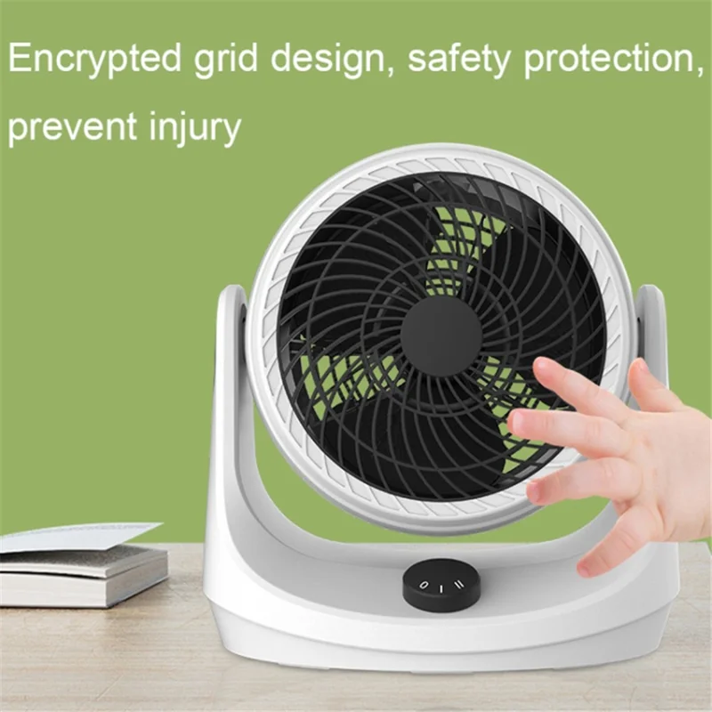 Ventilador de escritorio Strong Wind 2 niveles de velocidad del viento Ventilador de refrigeración de verano para el hogar y la oficina