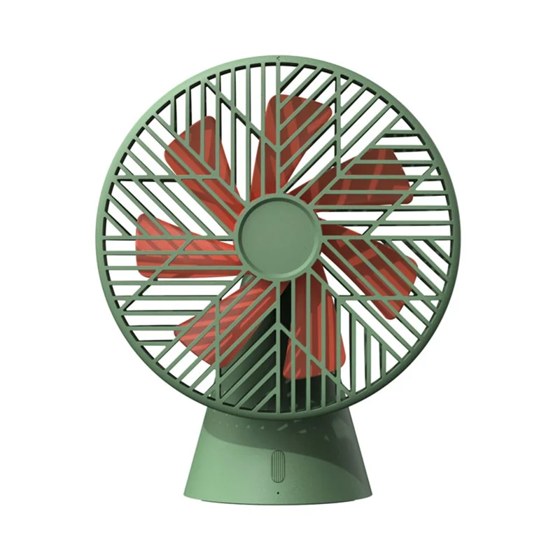SOTHING Forest Desktop Fan USB Powered Mute Summer Cooling Fan for Home Office, EU Plug - Green