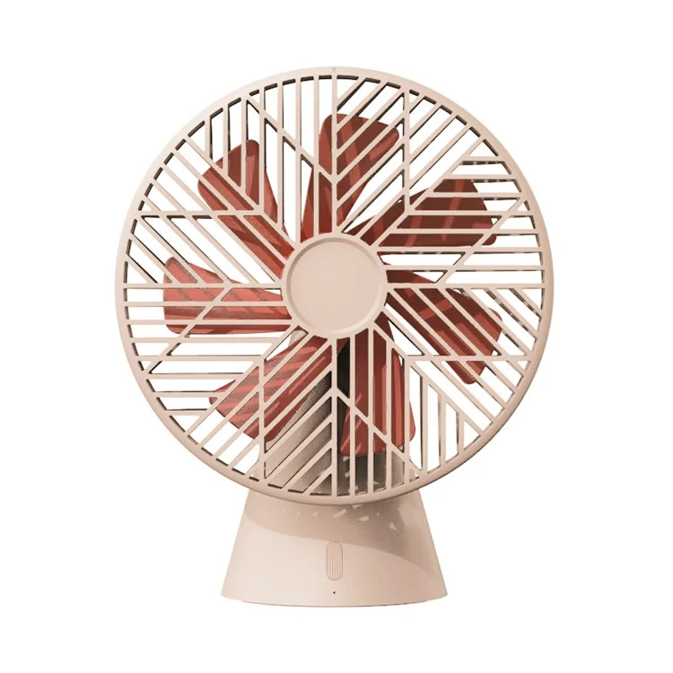 SOTHING Forest Desktop Fan USB Recargable Silencioso Ventilador de Refrigeración con 3 Velocidades de Viento - Blanco