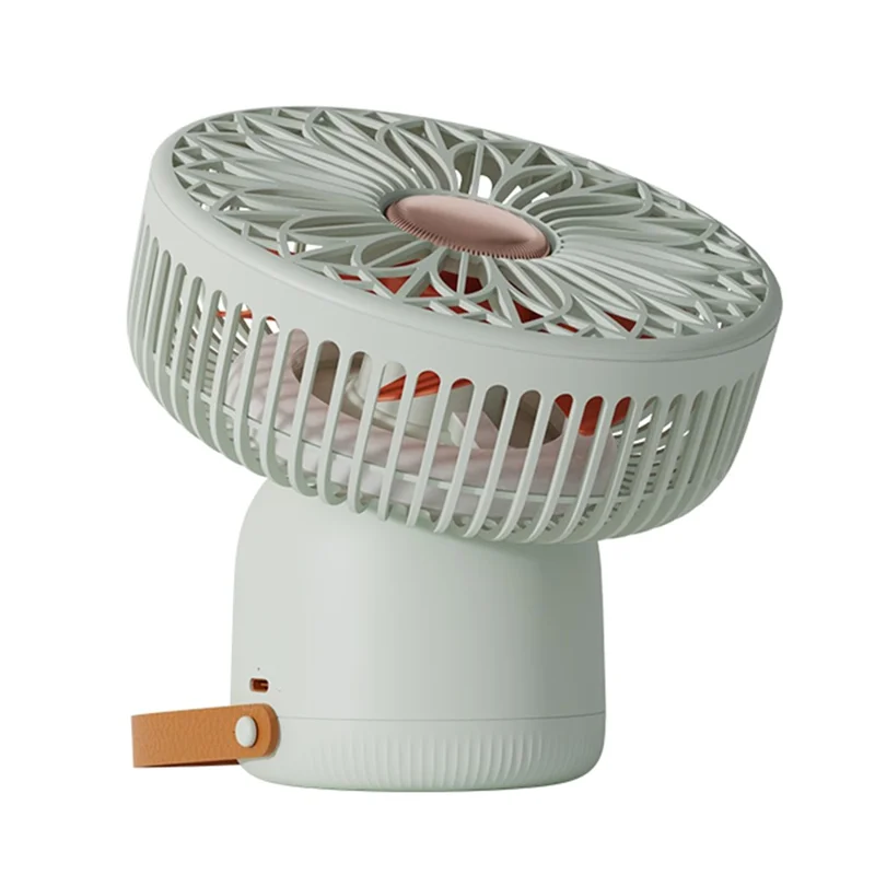 SOTHING Muguet Multifunction Desktop Fan Night Light USB Rechargeable Cooling Fan with Remote Control - Green