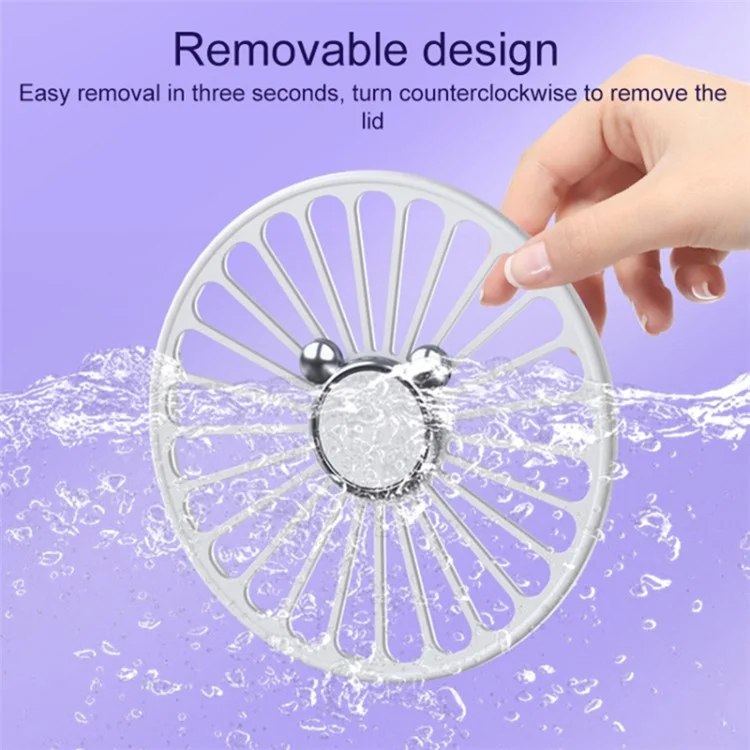 2-in-1 Portable Handheld Cooling Fan USB Rechargeable Fan 10000mAh Phone Charger Power Bank - White