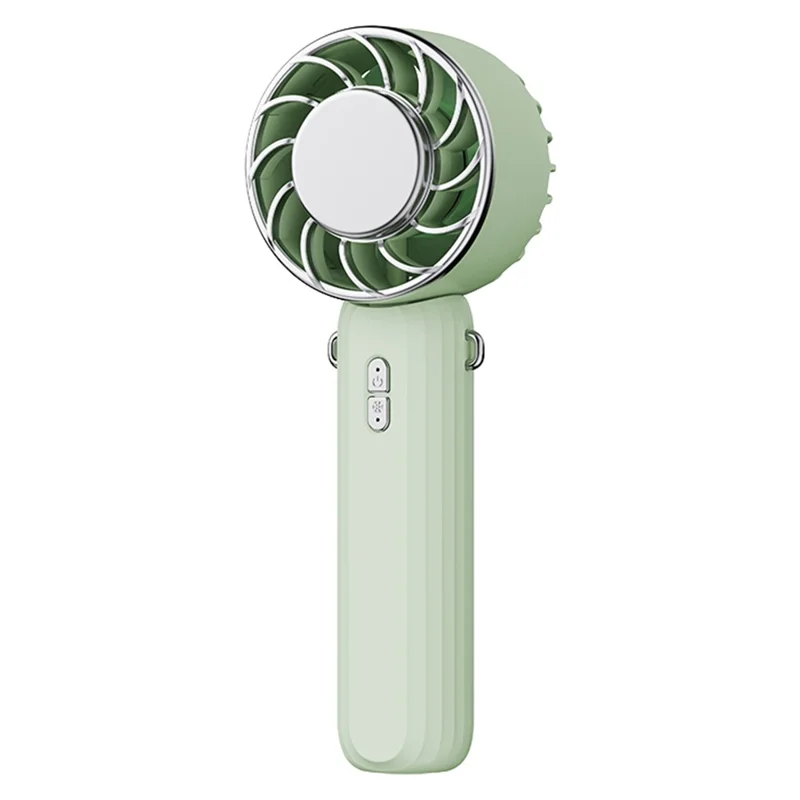 K36 Portable Mini Summer Fan Cold Compress Function Handheld Desktop Cooling Fan - Light Green