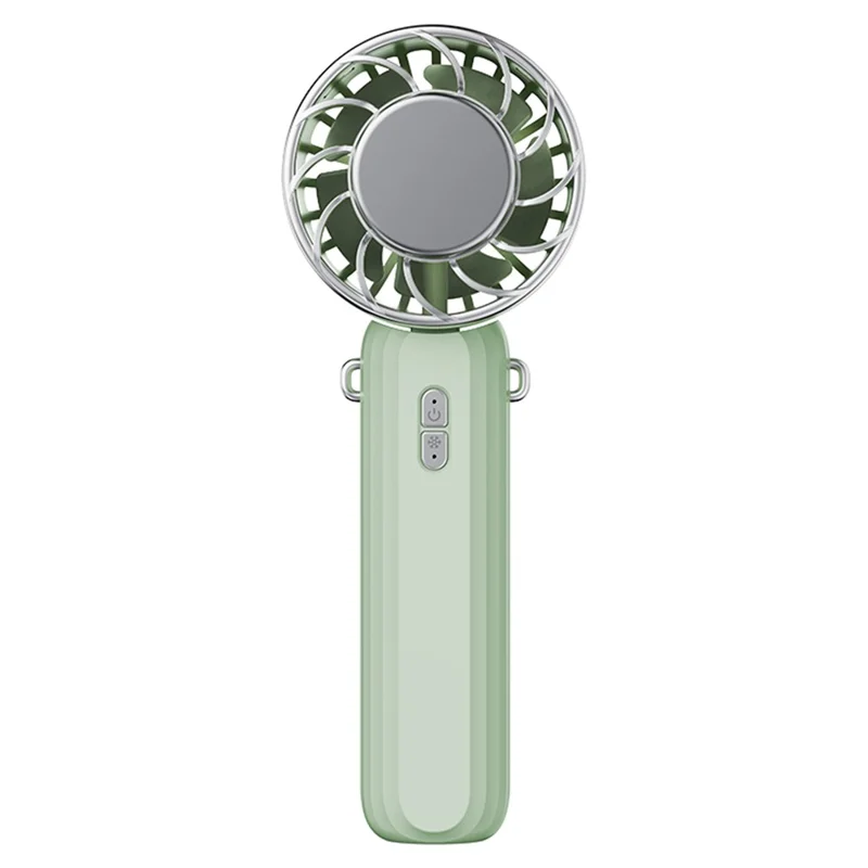 K36 Portable Mini Summer Fan Cold Compress Function Handheld Desktop Cooling Fan - Light Green