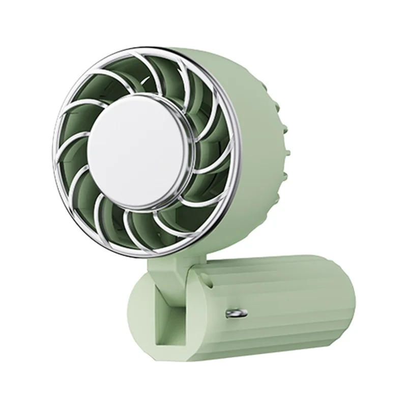 K36 Portable Mini Summer Fan Cold Compress Function Handheld Desktop Cooling Fan - Light Green