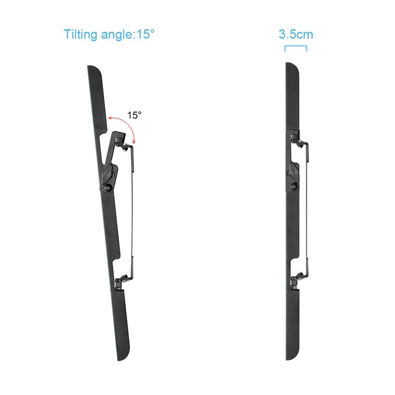 Unho de Aço Frio de 32-85 Polegadas, Suporte de Montagem na Parede de TV Para TVs OLED LCD LED