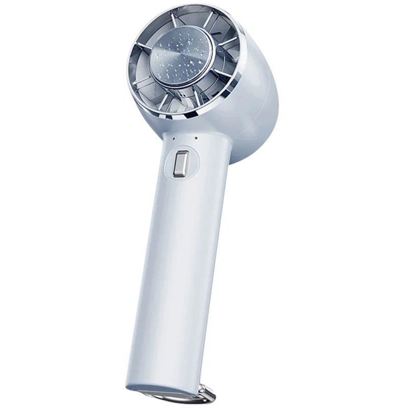 Y29 3 velocidades Ventilador de mano semiconductor frío al aire libre con mosquetón - azul cielo