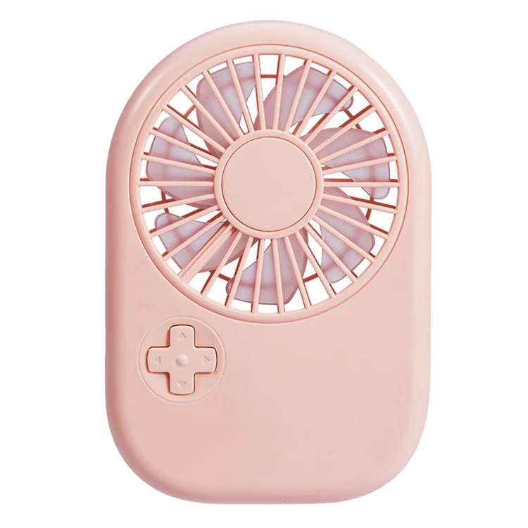 N12B Mini Handheld Fan Cooler Portable Rechargeable Summer Cooling Fan - Pink