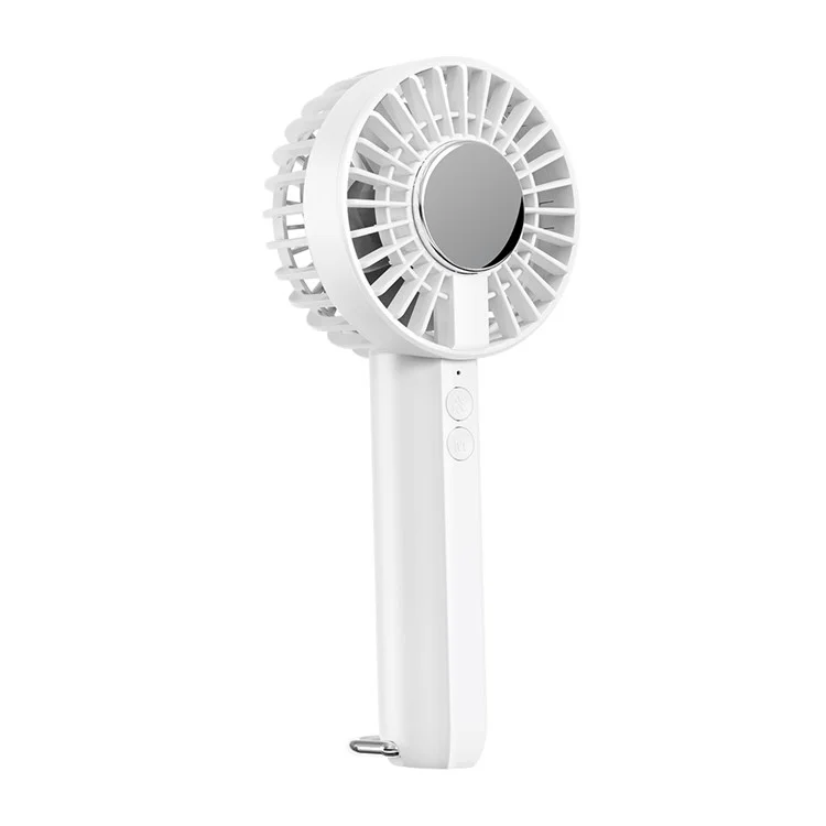 F33 Portable Summer Fan Outdoor Handheld Cooling Fan with Cold Compress Function - White