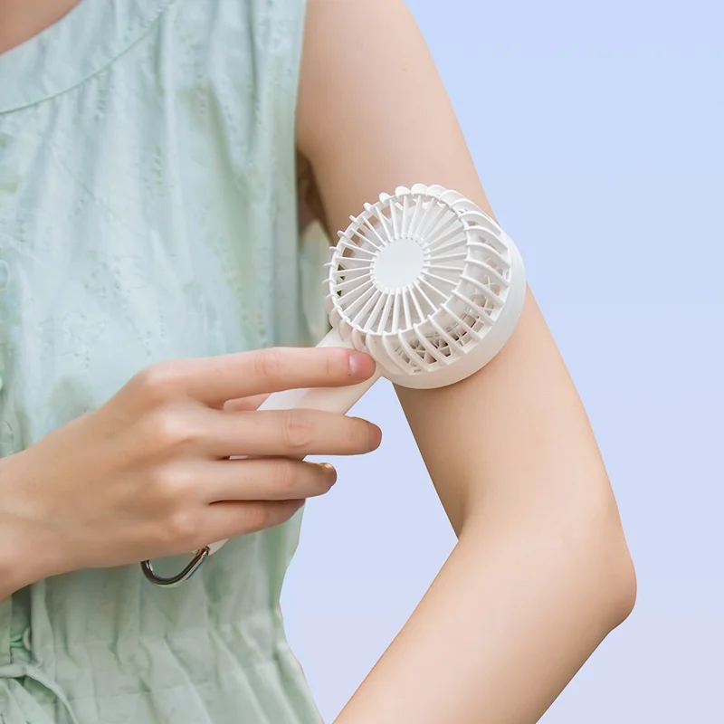 F33 Portable Summer Fan Outdoor Handheld Cooling Fan with Cold Compress Function - Khaki