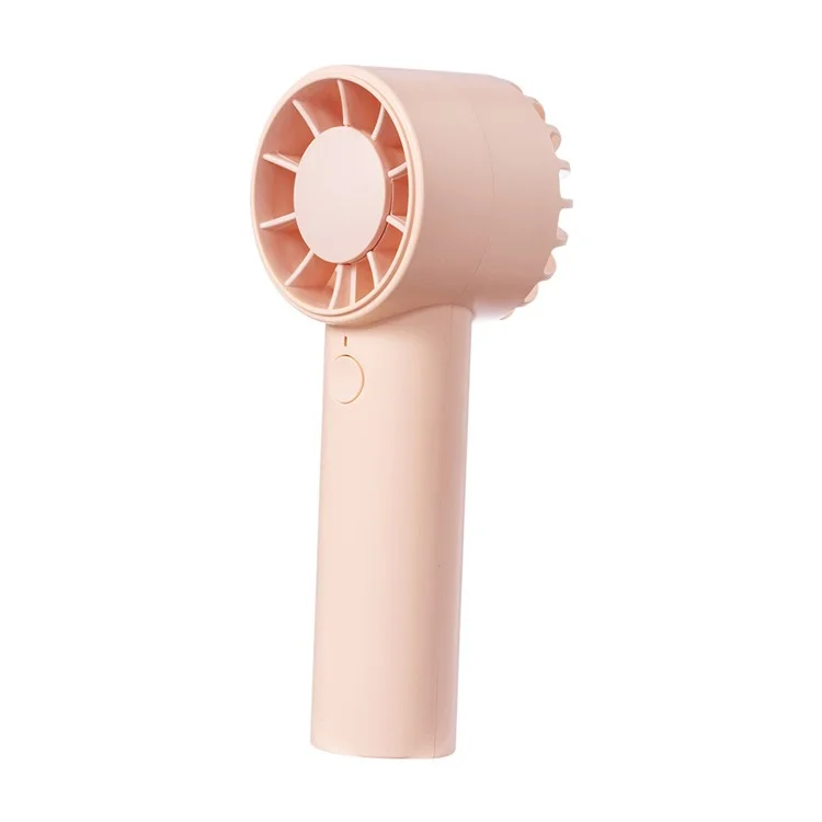 F32 Mini USB Rechargeable Cooling Fan Portable Handheld Summer Fan - Pink