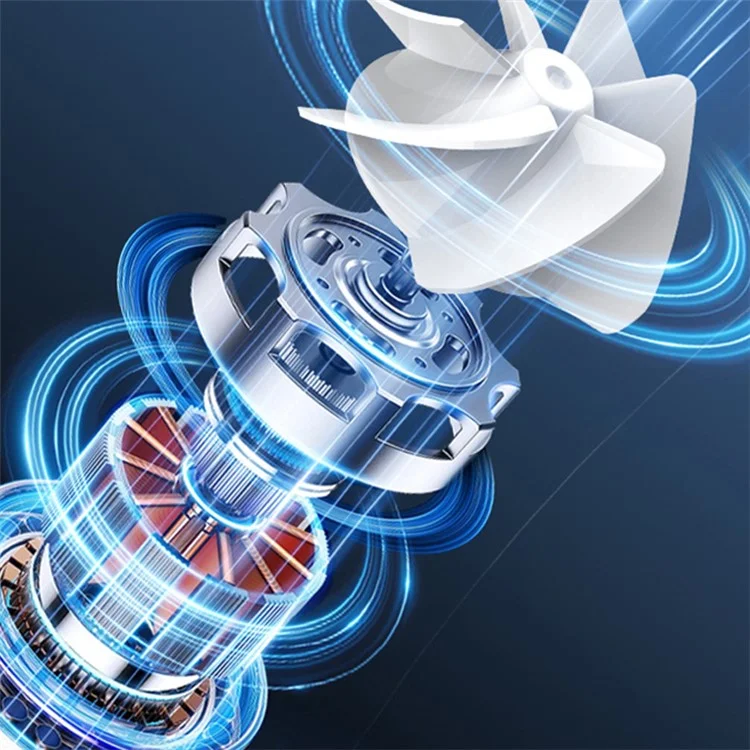 FS17 Stepless Speed Adjustable Turbo Mini Fan Portable 15000RPM Handheld Fan - Silver