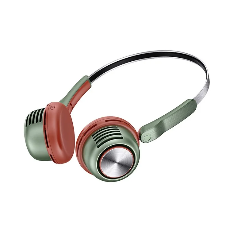 MF088 Rechargeable Hanging Neck Cooling Fan Portable 5 Wind Speeds Summer Fan - Green