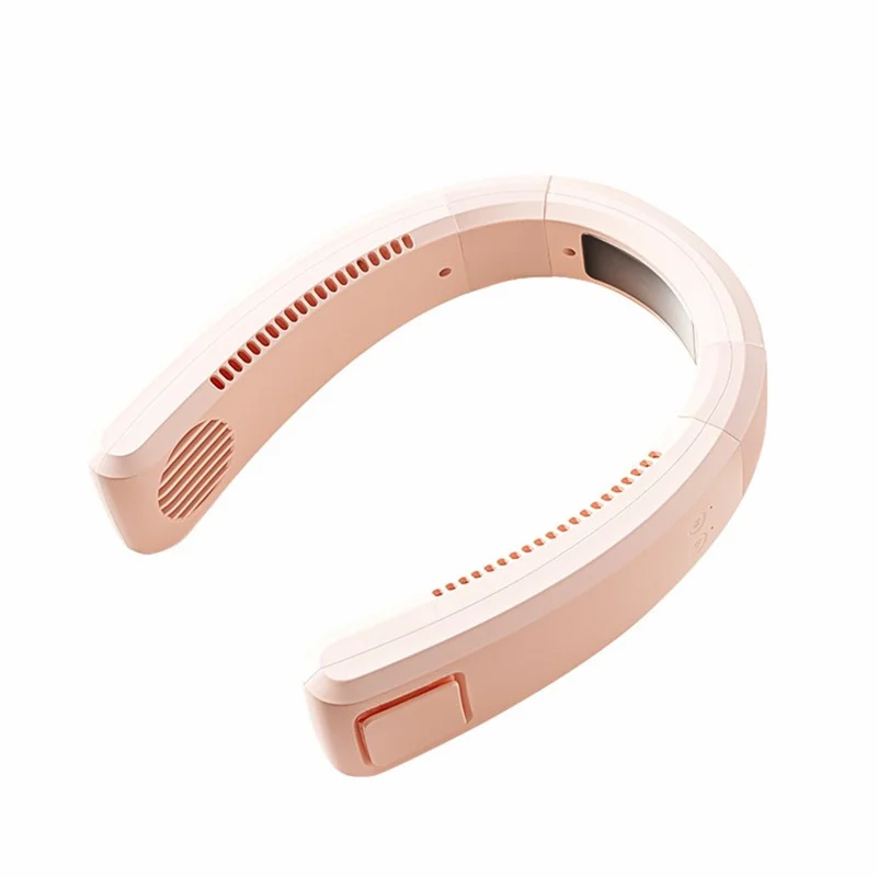 F54 Lazy Portable USB Cooling Fan Neck-Mounted Fan - Pink