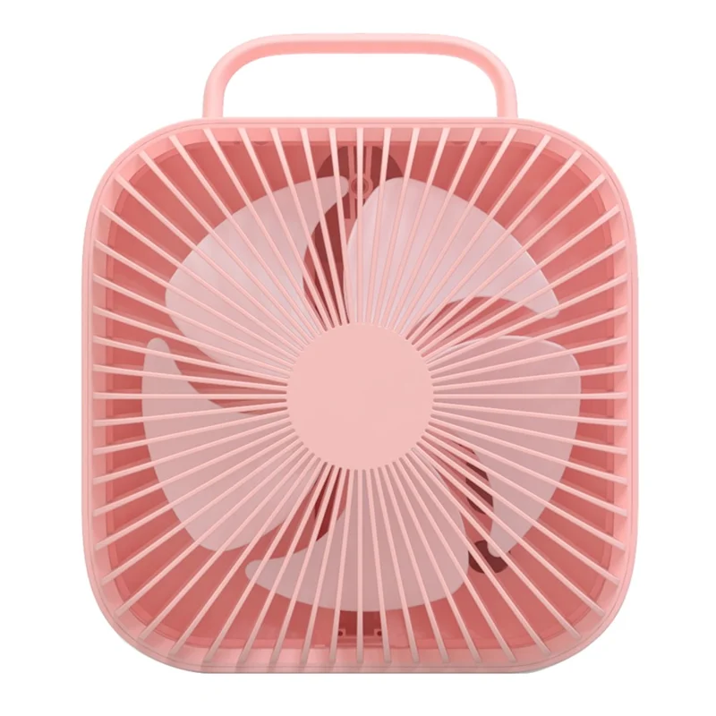 BENWIS HA-FDF Mini Desktop Fan Foldable Retractable Summer Cooling Fan - Pink
