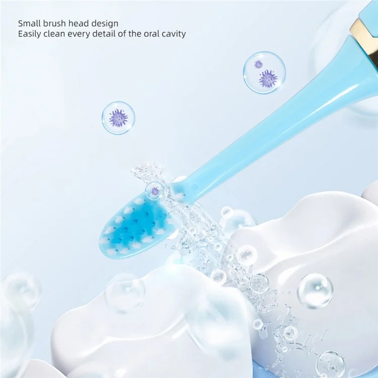 ULTRADENT E802 Cepillo de dientes eléctrico impermeable para adultos, cerdas suaves, eléctrico, con pilas (sin certificación FDA, sin BPA) - Rosa