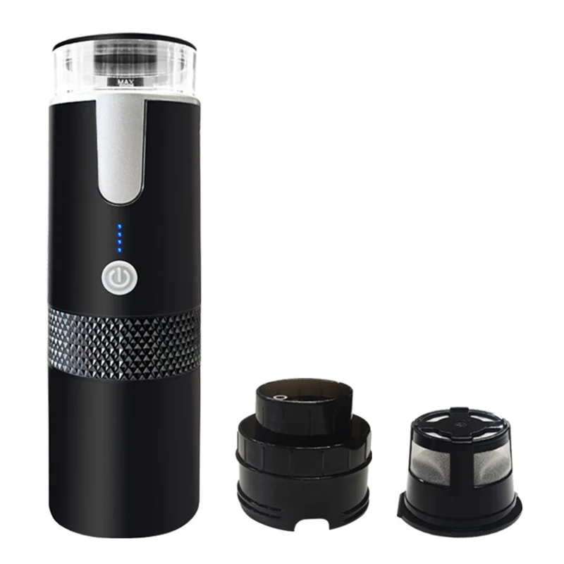 Portable Espresso Machine Capsule / Ground Coffee Compatible Rechargeable Electric Coffee Maker (BPA Free, No FDA)