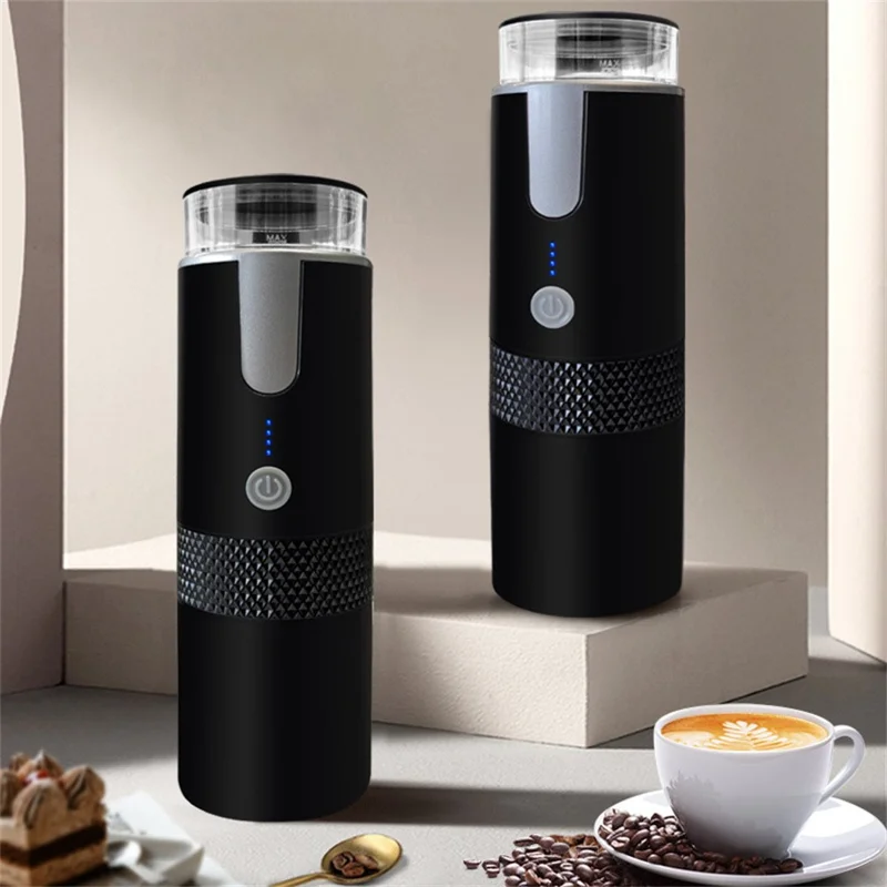 Portable Espresso Machine Capsule / Ground Coffee Compatible Rechargeable Electric Coffee Maker (BPA Free, No FDA)