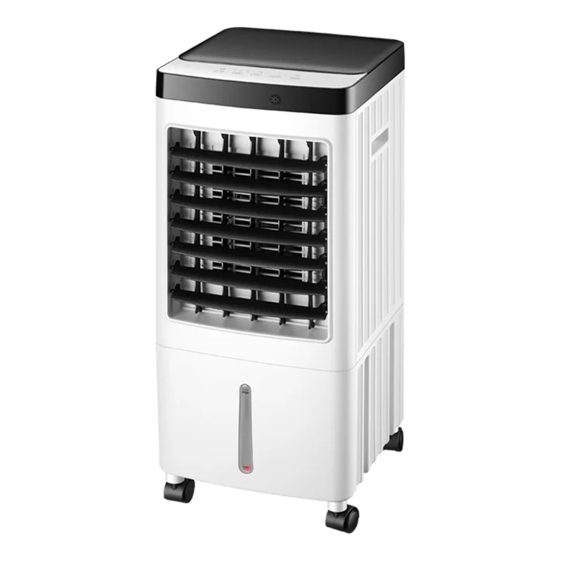 Portable Air Cooler Home Remote Control Evaporative Cooling Tower Fan Humidifier - EU Plug