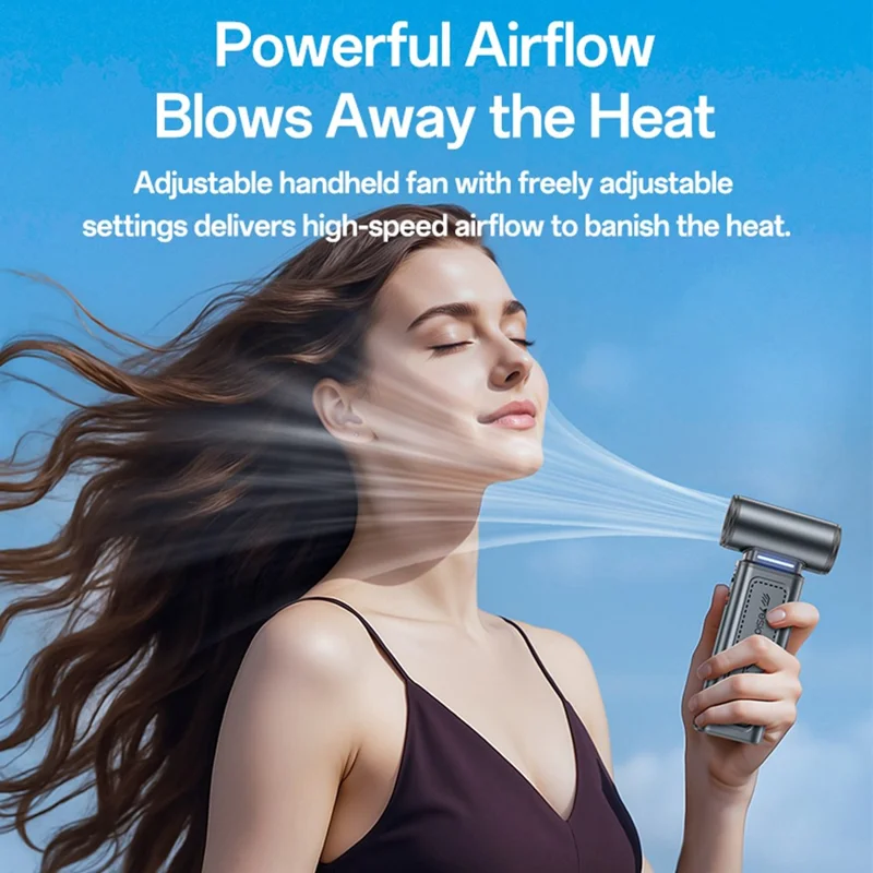 YESIDO YF19 Handheld Fan Powerful Outdoor High-Speed Wireless Portable Car Dust Blower  /  Fan  /  Vacuum Cleaner