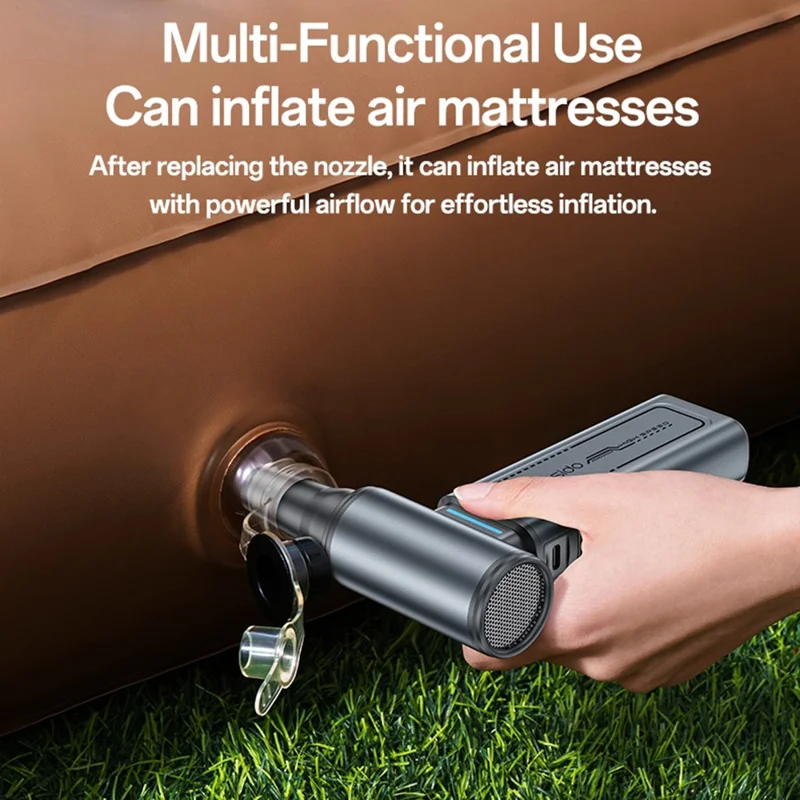 YESIDO YF19 Handheld Fan Powerful Outdoor High-Speed Wireless Portable Car Dust Blower  /  Fan  /  Vacuum Cleaner