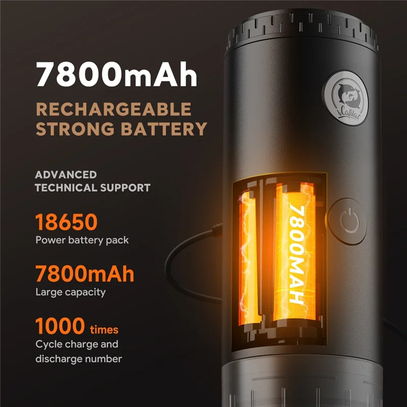 ICAFILAS Portable Capsule Coffee Machine 19 Bar High Pressure Extraction Small Electric Espresso Maker with 3 Tray - Black