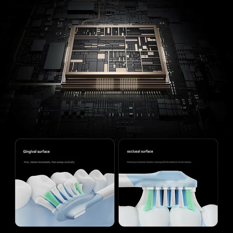 XIAOMI MIJIA Sonic Electric Toothbrush IPX8 Waterproof Multi-directional Sweeping Toothbrush - Gold