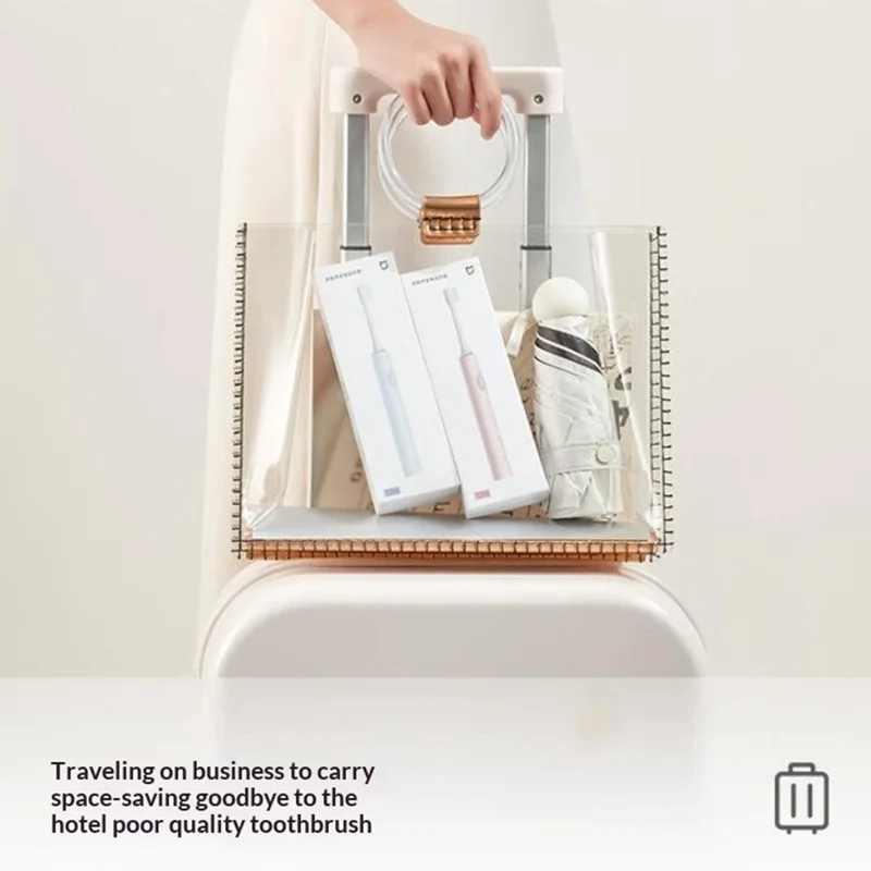 XIAOMI Mijia T200 Sonic Electric Toothbrush IPX7 Waterproof 31000VPM 2 Modes Type-C Charging Automatic Tooth Brush Gift - Blue
