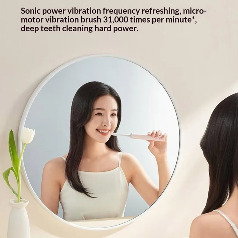 XIAOMI Mijia T200 Sonic Electric Toothbrush IPX7 Waterproof 31000VPM 2 Modes Type-C Charging Automatic Tooth Brush Gift - Blue