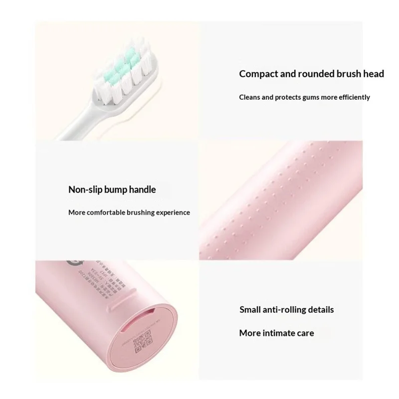 XIAOMI Mijia T200 Sonic Electric Toothbrush IPX7 Waterproof 31000VPM 2 Modes Type-C Charging Automatic Tooth Brush Gift - Blue