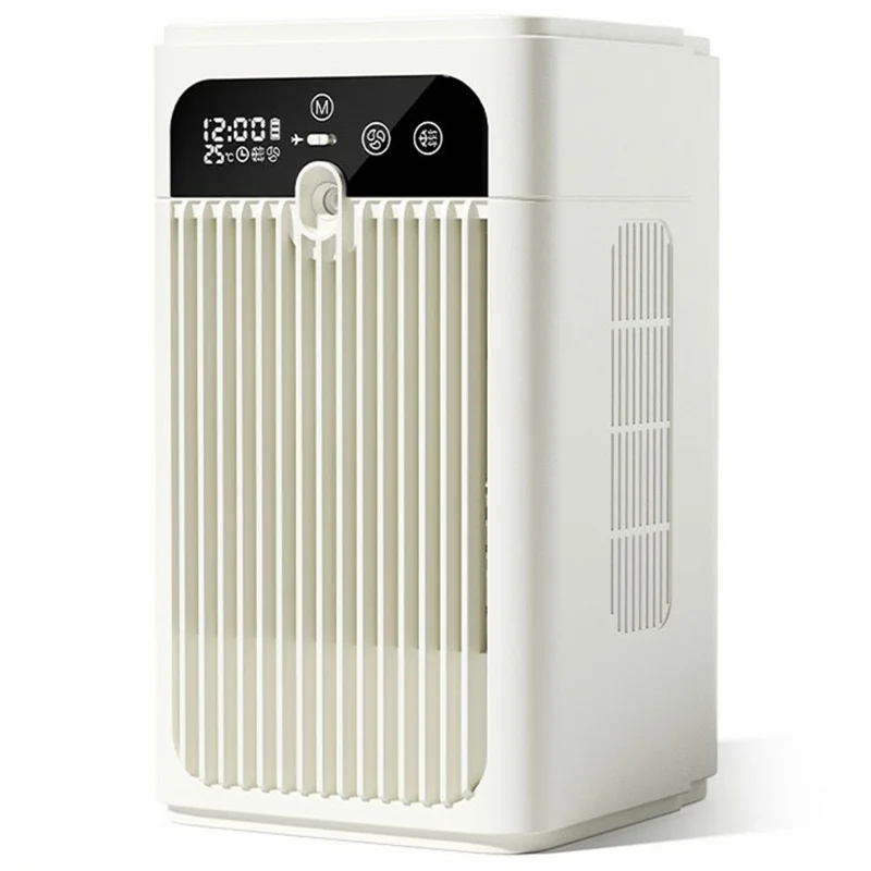 Desktop Cooling Spray Fan USB Rechargeable Mini Air Conditioner Humidifier with Timer