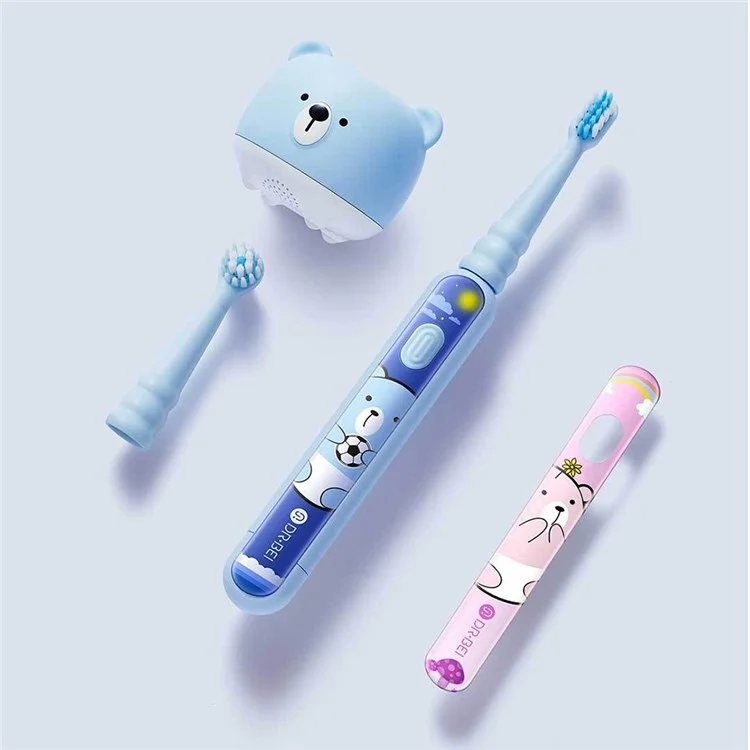 Xiaomiyoupin Dr. Pei Children Cepillo de Dientes Impermeable de Dientes Eléctrico Sonic Para Niños (versión de Historia Inteligente)