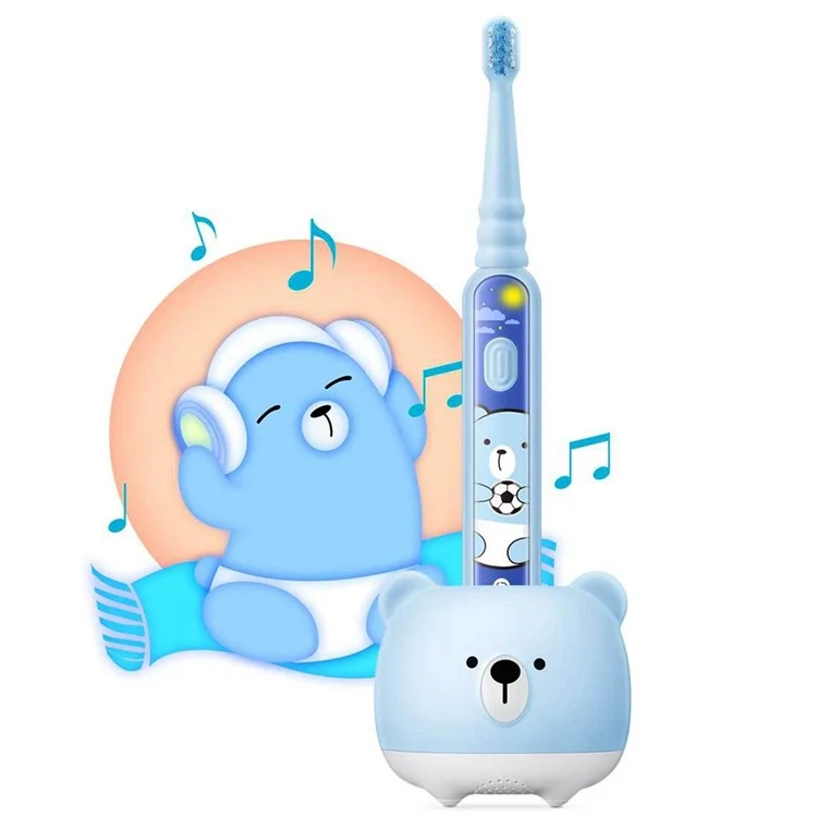 Xiaomiyoupin Dr. Pei Children Cepillo de Dientes Impermeable de Dientes Eléctrico Sonic Para Niños (versión de Historia Inteligente)