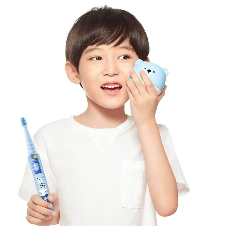 Xiaomiyoupin Dr. Pei Children Cepillo de Dientes Impermeable de Dientes Eléctrico Sonic Para Niños (versión de Historia Inteligente)