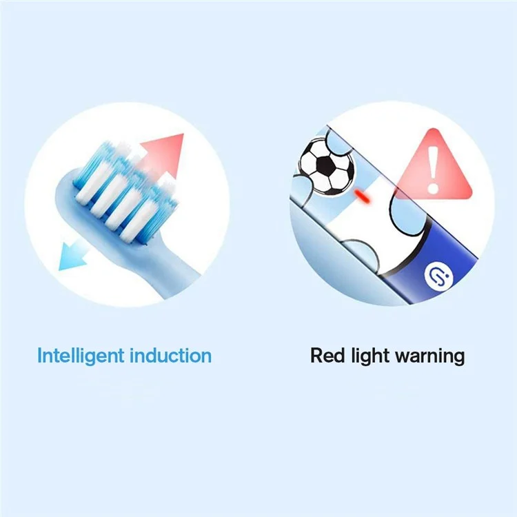 Xiaomiyoupin Dr. Pei Children Cepillo de Dientes Impermeable de Dientes Eléctrico Sonic Para Niños (versión de Historia Inteligente)