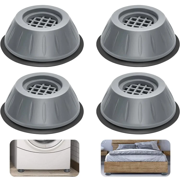 4 Piezas de 9 cm Padera de Lavadora Anti Vibración, Almohadillas Para la Lavadora Para Cancelar el Ruido de Los Pies de Los Pies de la Lavadora