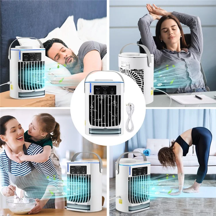 CF-008 Mini Ventilatore di raffreddamento ad acqua per casa estiva Umidificatore USB da tavolo Raffrescatore d'aria 