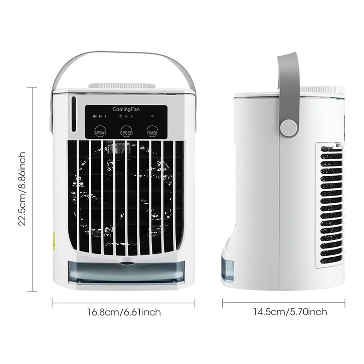 CF-008 Summer Home Mini Air Conditioning Water Cooling Fan Desktop USB Mist Diffuser Air Cooler