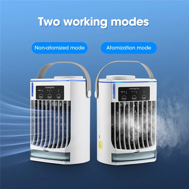 CF-008 Summer Home Mini Air Conditioning Water Cooling Fan Desktop USB Mist Diffuser Air Cooler