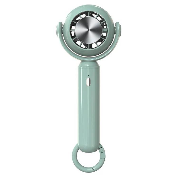3 Gears Adjustable Summer Cooling Fan Cold Compress Handheld Electric Fan - Grün