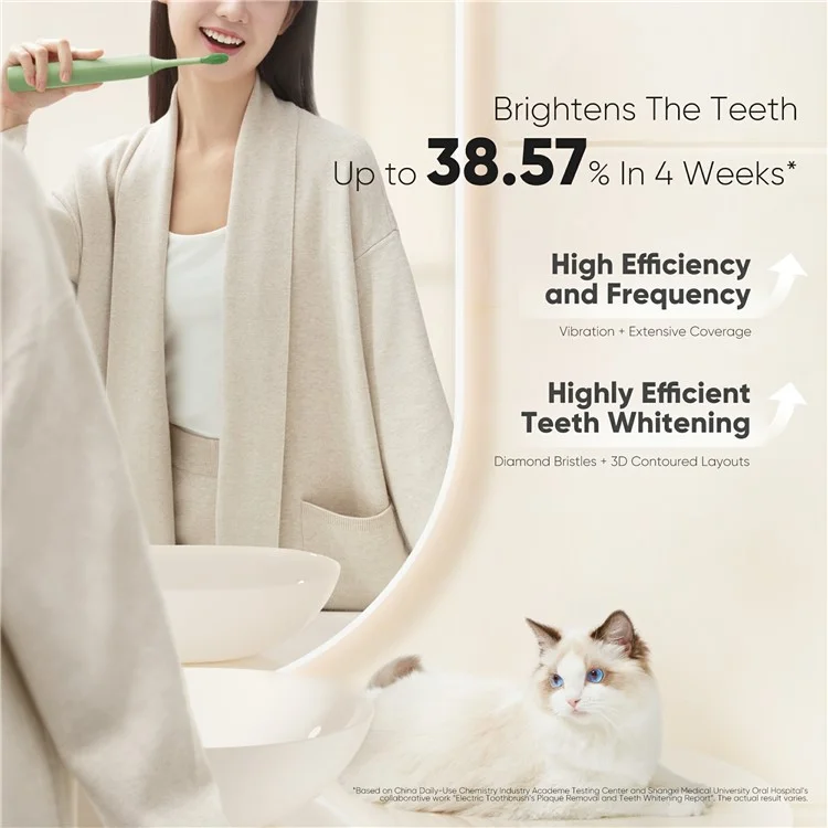 Comprar en Bulk SOOCAS D3 (Versión Global) Cepillo de Dientes Eléctrico Sónico Inteligente Cepillo de Dientes Ultrasónico Blanqueador Limpiador - Rosa