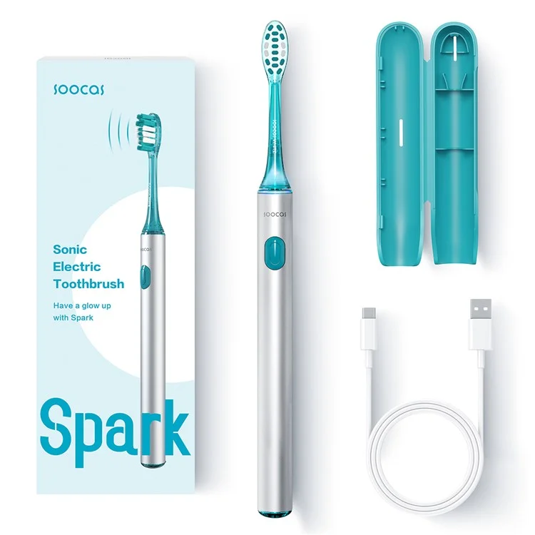 Achetez en lot SOOCAS Spark (version mondiale) Brosse à dents électrique sonique portable IPX8 imperméable avec indicateur lumineux