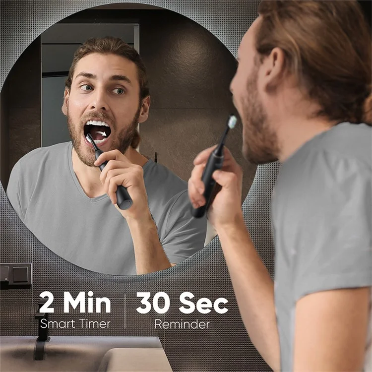 Compra por volumen SOOCAS X3U (Versión Global) Cepillo de dientes sónico con vibración con 4 modos de limpieza Cepillo de dientes eléctrico inalámbrico - Negro