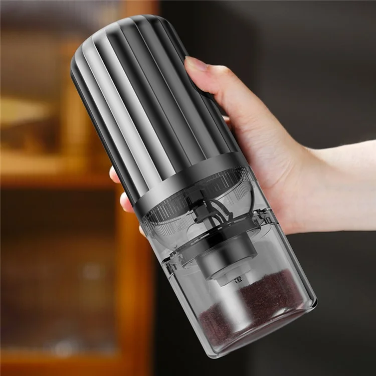 CHANGHENG ch-002 Rechargeable Coffee Grinder Kitchen Coffee Bean PP Grinding Machine (No FDA Certification, BPA Free) - Grey