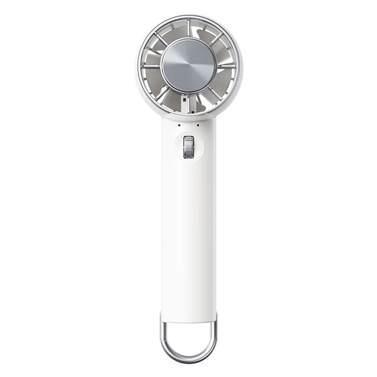 Y28 Portable Summer Bladeless Fan Air Cooler Handheld Cooling Fan with Cold Compress Function - White