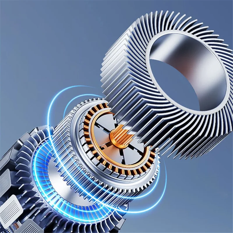 Y28 Portable Summer Bladeless Fan Air Cooler Handheld Cooling Fan with Cold Compress Function - Sky Blue