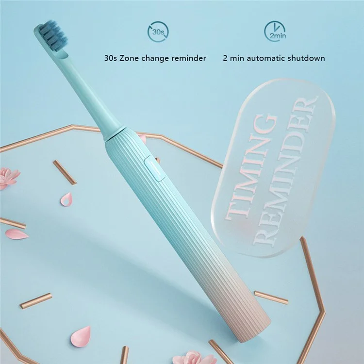 XIAOMIYOUPIN ENCHEN T1-MINT5 Cepillo de dientes eléctrico impermeable IPX7 con 3 modos, color azul 