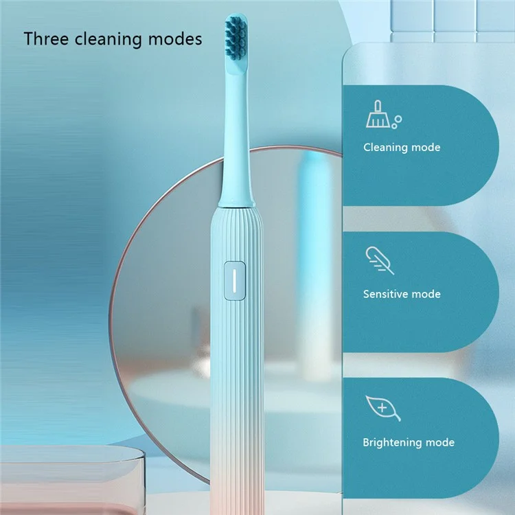 XIAOMIYOUPIN ENCHEN T1-MINT5 Cepillo de dientes eléctrico impermeable IPX7 con 3 modos, color azul 