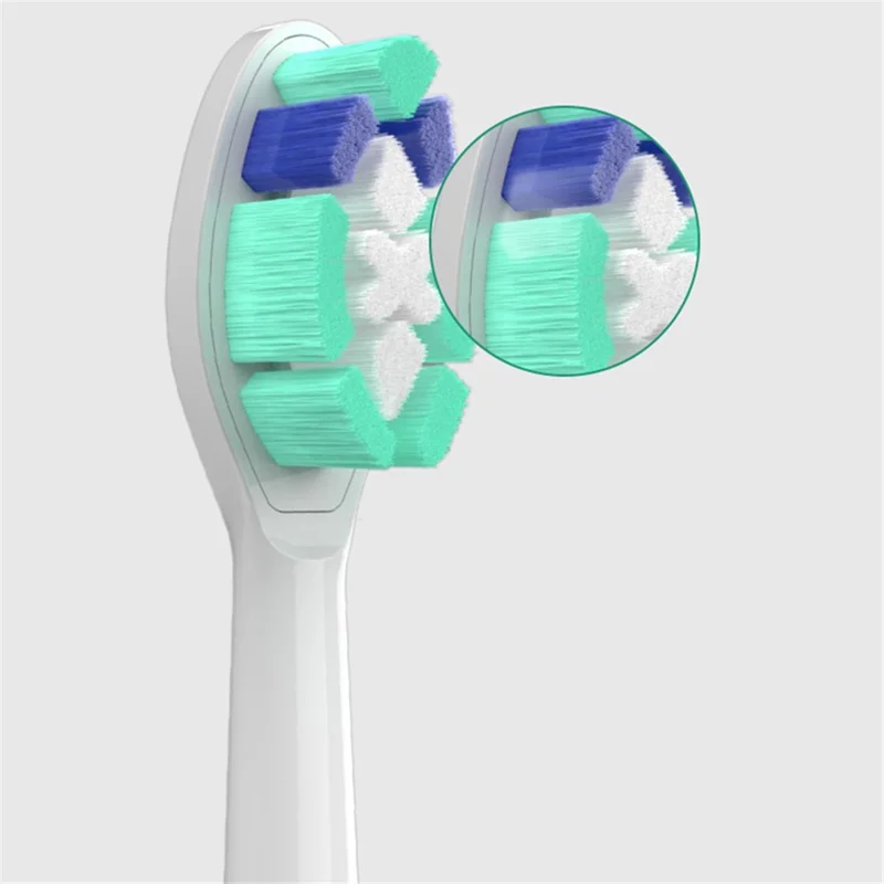 For Philips HX3 / 6 / 9 Series Electric Toothbrush Soft Bristles Replacement Tooth Brush Head - Pink