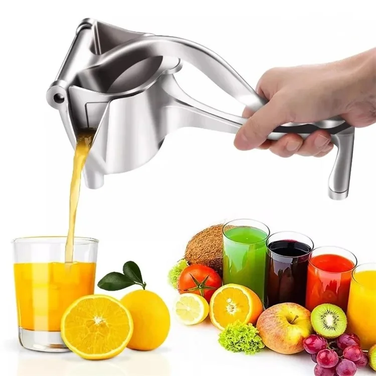 Food-Grade Manual Juicer Aluminum Alloy Juice Squeezer Extractor Tool (No FDA Certified, BPA-Free)
