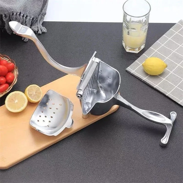 Food-Grade Manual Juicer Aluminum Alloy Juice Squeezer Extractor Tool (No FDA Certified, BPA-Free)